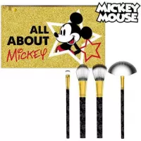 Σετ 4 Πινέλων Μακιγιάζ και Θήκη χρυσή - Minnie Mouse Make Up Brushes