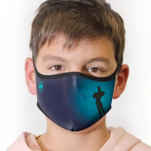 Επαναχρησιμοποιούμενη Παιδική Μάσκα WindFlap Super Hero 10-12 Ετών