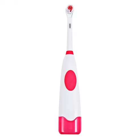 Ε20 Revolving Electric Toothbrush with Replacement Brush Heads RED #9