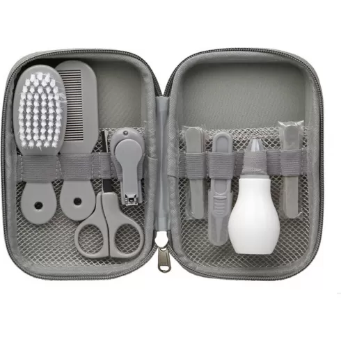 Kiokids Βρεφικό Σετ Περιποίησης Μπάνιου Γκρι (Φθαρμένη συσκευασία)