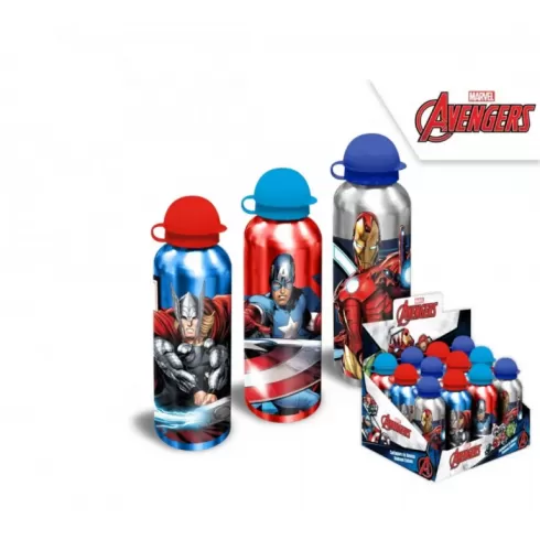 Παγούρι αλουμινίου Avengers aluminium bottle - Multicolor  500ml. τυχαία επιλογή (Μικρά σημάδια- γρατζουνιές)