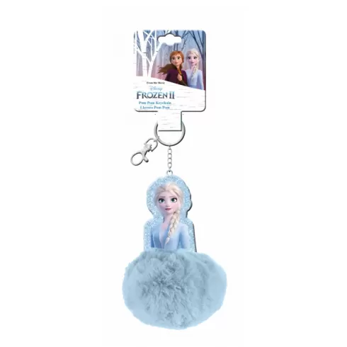 Μπρελόκ Frozen Disney Keyring with pompom WD20746 Έλσα (Μικρά σημάδια -γρατζουνιές)
