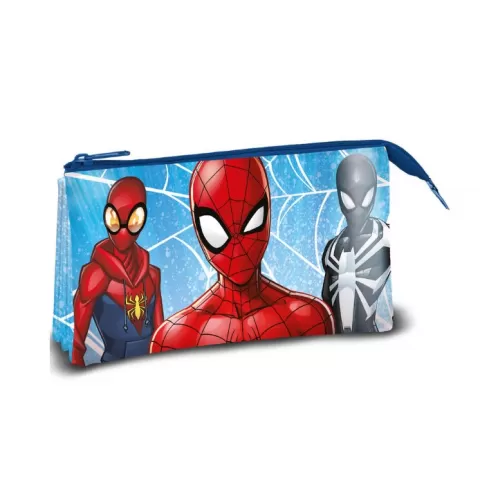 Κασετίνα 3 θέσεων Spiderman 21 x 11 x 7cm 840132 (Ξεθωριασμένα χρώματα)