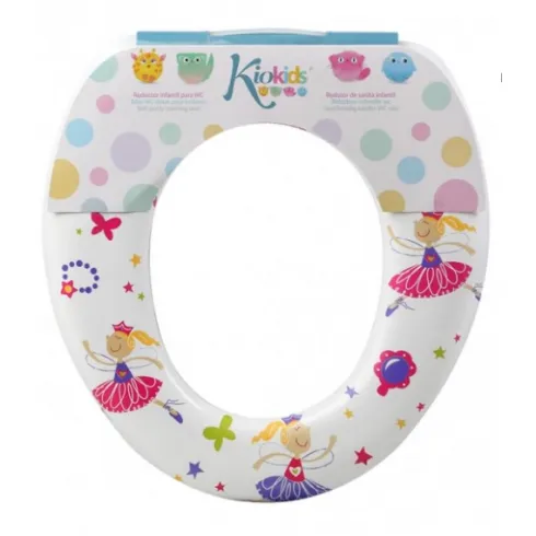 Kiokids Βάση λεκάνης μαλακή μπαλαρίνες 12+Μ 2219 (Μικρός αποχρωματισμός)