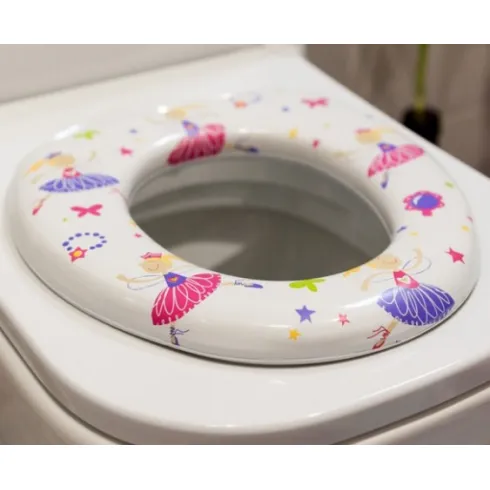 Kiokids Βάση λεκάνης μαλακή μπαλαρίνες 12+Μ 2219 (Μικρός αποχρωματισμός) #1