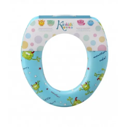 Kiokids Βάση λεκάνης μαλακή monsters 12+Μ 2217 (Μικρός αποχρωματισμός)