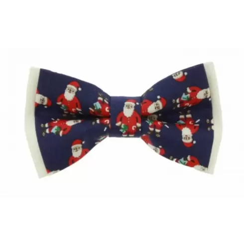 Χριστουγεννιάτικο Παιδικό Παπιγιόν Μπλε Άγιος Βασίλη 2 έως 6 Χρονών  4092