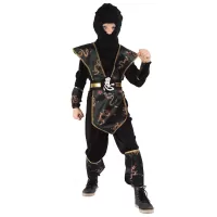 Στολή παιδική χρυσός νίντζα Carnavalista 232116