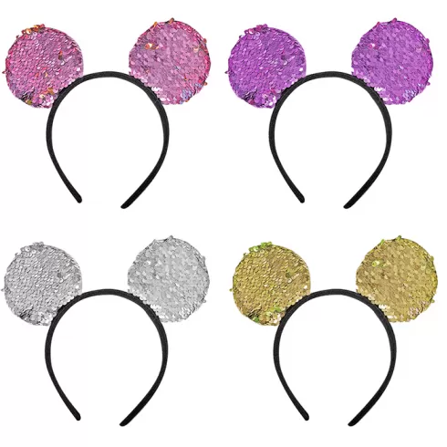 Στέκα αυτιά με μαγικές πούλιες  20x19cm Carnavalista 232129 τυχαία επιλογή χρώματος