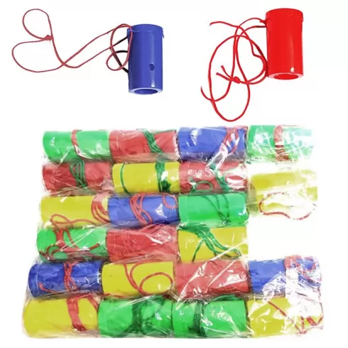 Σφυρίχτρα κόρνα 7x4cm Carnavalista 23280 τυχαία επιλογή χρώματος 