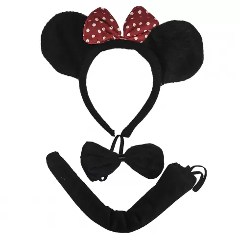 Αξεσουάρ ποντικίνα σετ 3 τεμάχια  Carnavalista 23301