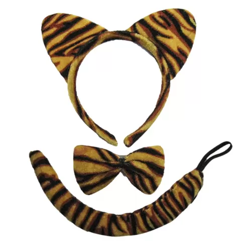 Αξεσουάρ σετ 3 τεμάχια τίγρη  Carnavalista 23303