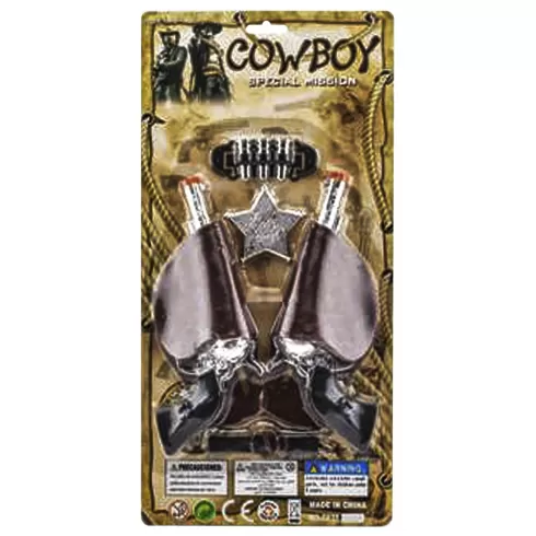 Περίστροφα καουμπόι σετ 7 τεμαχίων 37,5x17,5cm Carnavalista 23337