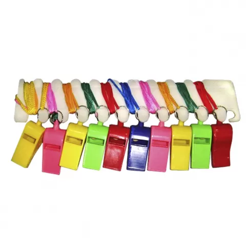 Σφυρίχτρα πλαστική με κορδόνι Carnavalista 23118