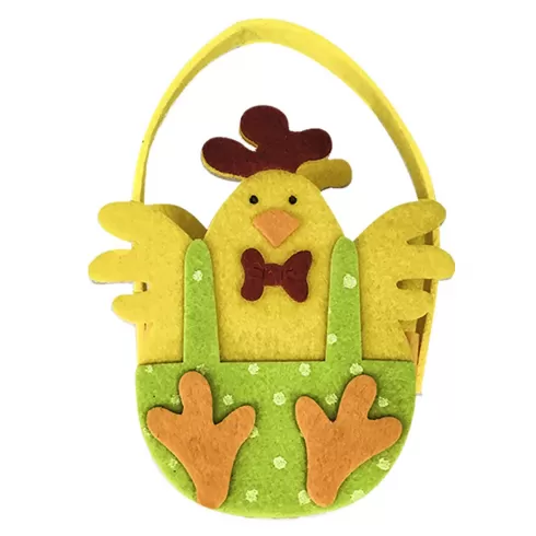 Καλάθι τσόχινο κόκορας 13x18x7cm 18x13x7cm Bunny's 931287