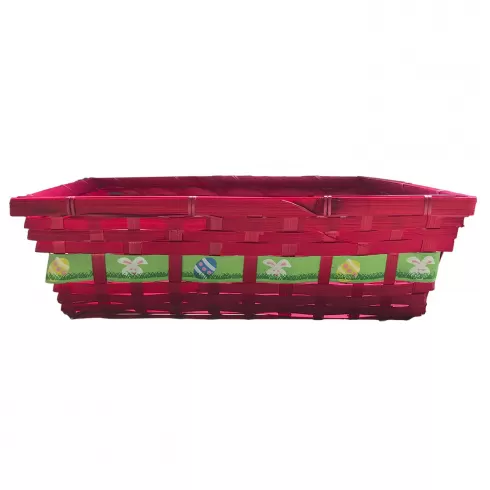 Καλάθι ορθογώνιο bamboo με σχέδιο 39x30x10cm Bunny's 931488